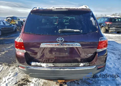 2013 Toyota Highlander Limited from USA, damaged, VIN 5TDDK3EH3DS261122